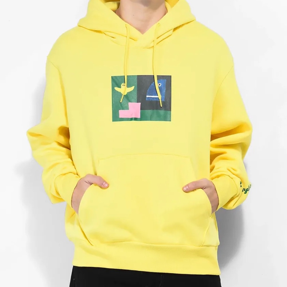 Adidas Vibrant Yellow Hoodie with Graphic